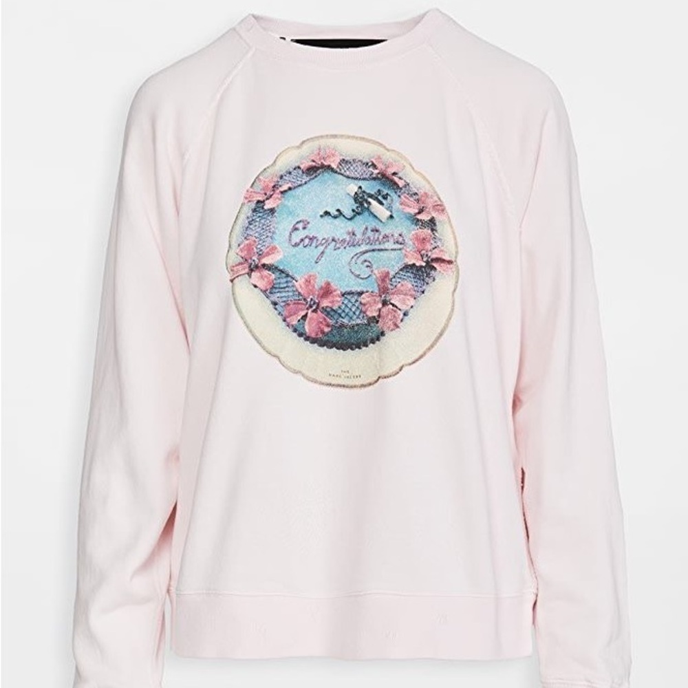 Marc Jacobs Pink The Shrunken Sweatshirt